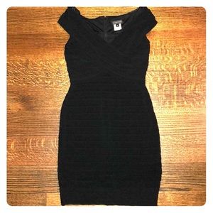 Black cocktail dress